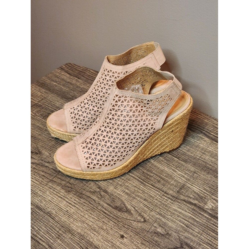 Altar'd State Women’s Athena Open-Toe Cutout Wedge Sandals Size 9